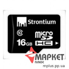 Карта пам'яті microSDHC 16 Gb C10 Strontium