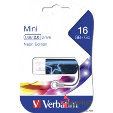 USB Флешка Verbatim StoreNGo 16 Gb Mini Neon Blue