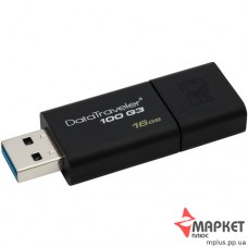 USB Флешка Data Treveler 100 G3 16 Gb Black Kingston