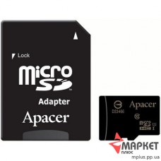 Карта пам'яті Apacer microSDHC 64 Gb UHS-I + SD
