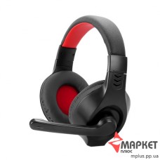 Ігрові навушники XTRIKE ME HP-312 з мікрофоном 2*3,5мм чорно-червоні