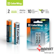 Батарейка alkaline (CW-BALR03-2BL) ColorWay