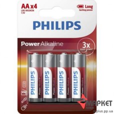 6 Батарейка алкалінова C4 PHILIPS