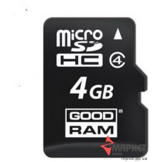 Карта пам'яті Goodram MicroSDHC 4 Gb C4