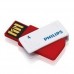 USB Флешка Philips SATO 4 Gb Red
