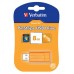 USB Флешка Verbatim StoreNGo 8 Gb Pin Stripe Orange